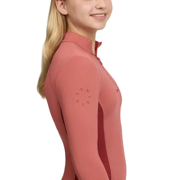 IT09480 LeMieux Young Rider Classique Base Layer Long Sleeve Shirt - Spiced Earth