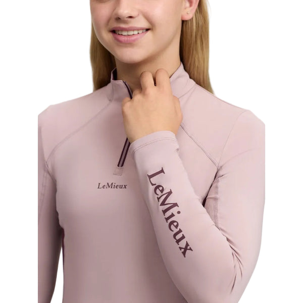 IT09481 LeMieux Young Rider Classique Base Layer Long Sleeve Shirt - Wild Rose