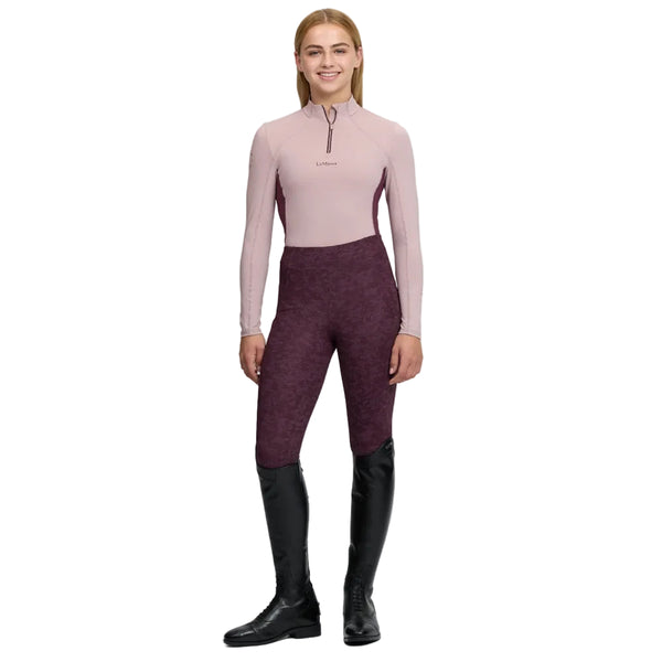 IT09481 LeMieux Young Rider Classique Base Layer Long Sleeve Shirt - Wild Rose