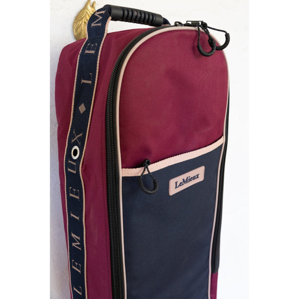 IT09503 LeMieux Anatomical Bridle Bag - Blackberry
