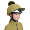 IT09520 LeMieux Classique Pom Hat Silk Helmet Cover - Gooseberry