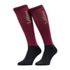 IT09571 LeMieux Competition Logo 2 Pack Socks - Blackberry