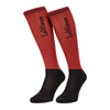 IT09841 LeMieux Competition Logo 2 Pack Socks - Russet