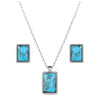 JS6312 Montana Silversmiths Rio River Blue Jewelry Set