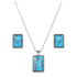 JS6312 Montana Silversmiths Rio River Blue Jewelry Set