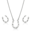 JS6479 Montana Silversmiths Lucky Stride Horseshoe Jewelry Set