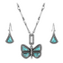 JS6527 Montana Silversmiths Set Me Free Turquoise Jewelry Set