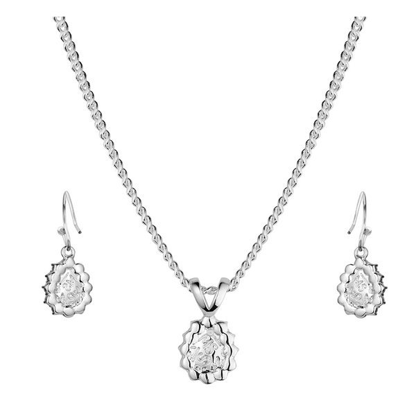 JS6537 Montana Silversmiths Northern Glow Opal Jewelry Set