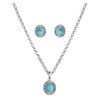 JS6540 Montana Silversmiths Northern Sky Turquoise Jewelry Set