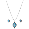 JS6611 Montana Silversmiths Bluebird Skies Jewelry Set