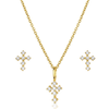 JS6621 Montana Silversmiths Mighty Golden Cross Jewelry Set