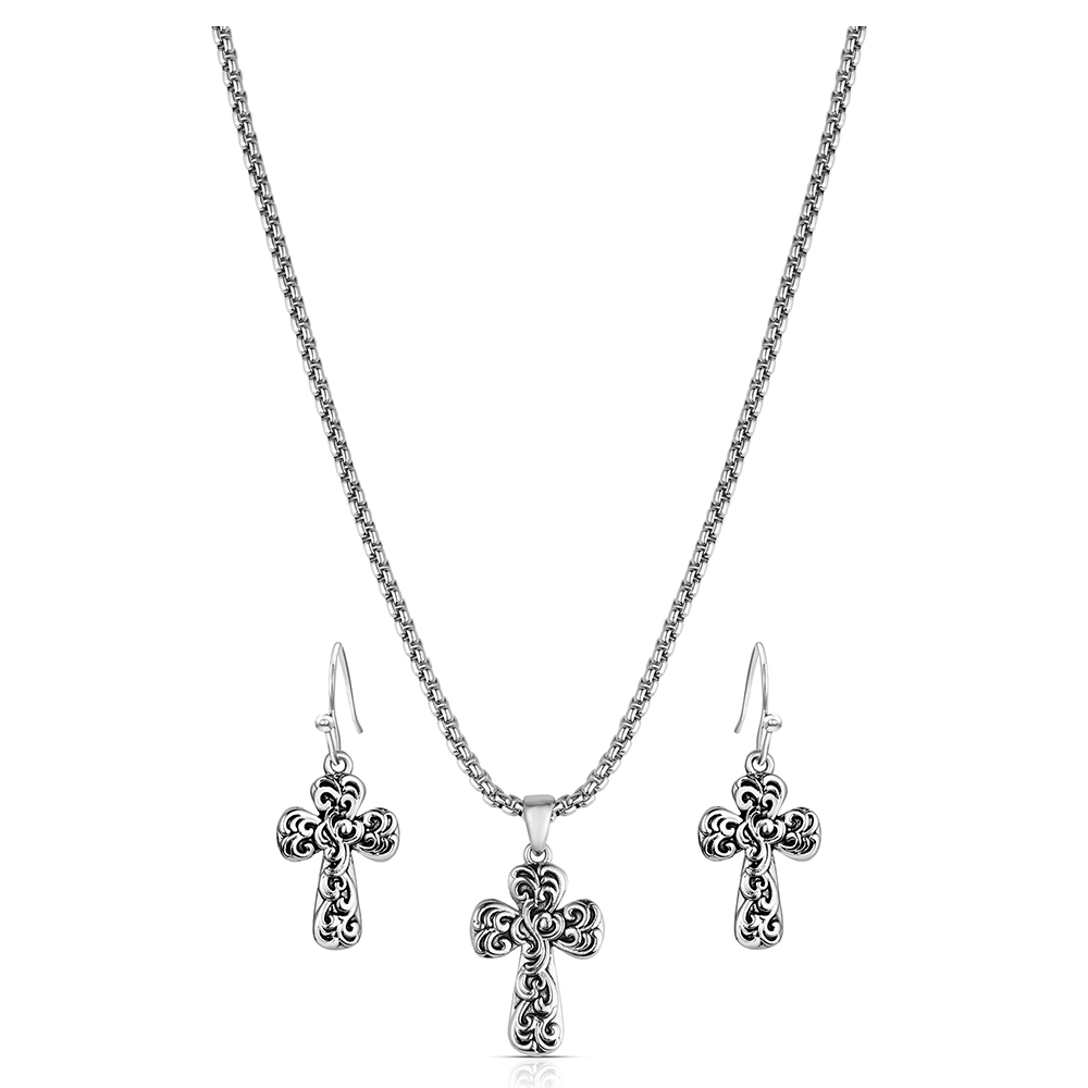 JS6688 Montana Silversmiths Filled with Hope Jewelry Set