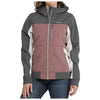 MAJ9844003 Cinch Women's Color Block Bonded Hooded Jacket - Grey, Mauve & White