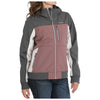 MAJ9844003 Cinch Women's Color Block Bonded Hooded Jacket - Grey, Mauve & White