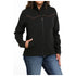 MAJ9849001 Cinch Women's Western Bonded Jacket - Black with Brown Piping