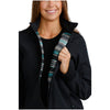 MAJ9902002 Cinch Women's Bonded Jacket - Black with Turquoise
