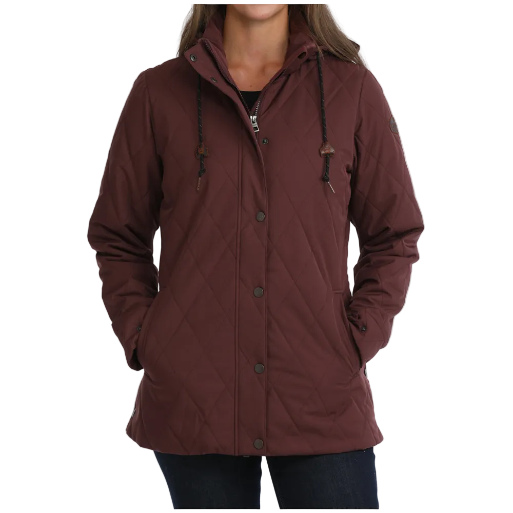 MAJ9903003 Cinch Women's Barn Coat - Purple