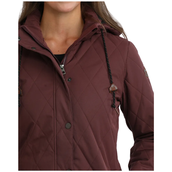 MAJ9903003 Cinch Women's Barn Coat - Purple