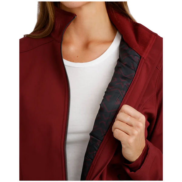 MAJ9925001 Cinch Women's Bonded Jacket - Burgundy