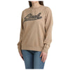 MAK7905007 Cinch Women's Long Sleeve Logo Sweatshirt - Heather Brown