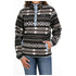 MAK9820015 Cinch Women's Polar Fleece Pullover Top - Black Southwest Print