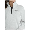 MAK9822003 Cinch Women's Long Sleeve 1/4 Zip Pull Over - Grey