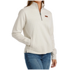MAK9936001 Cinch Women's 1/4 Zip Long Sleeve Pullover - Cream