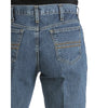 MB98034001 Cinch Men's Silver Label Mid Rise Straight Leg Medium Stonewash Rigid Jeans