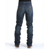 MB98034006 Cinch Men's Silver Label Mid Rise Straight Leg Dark Stonewash Performance Jeans