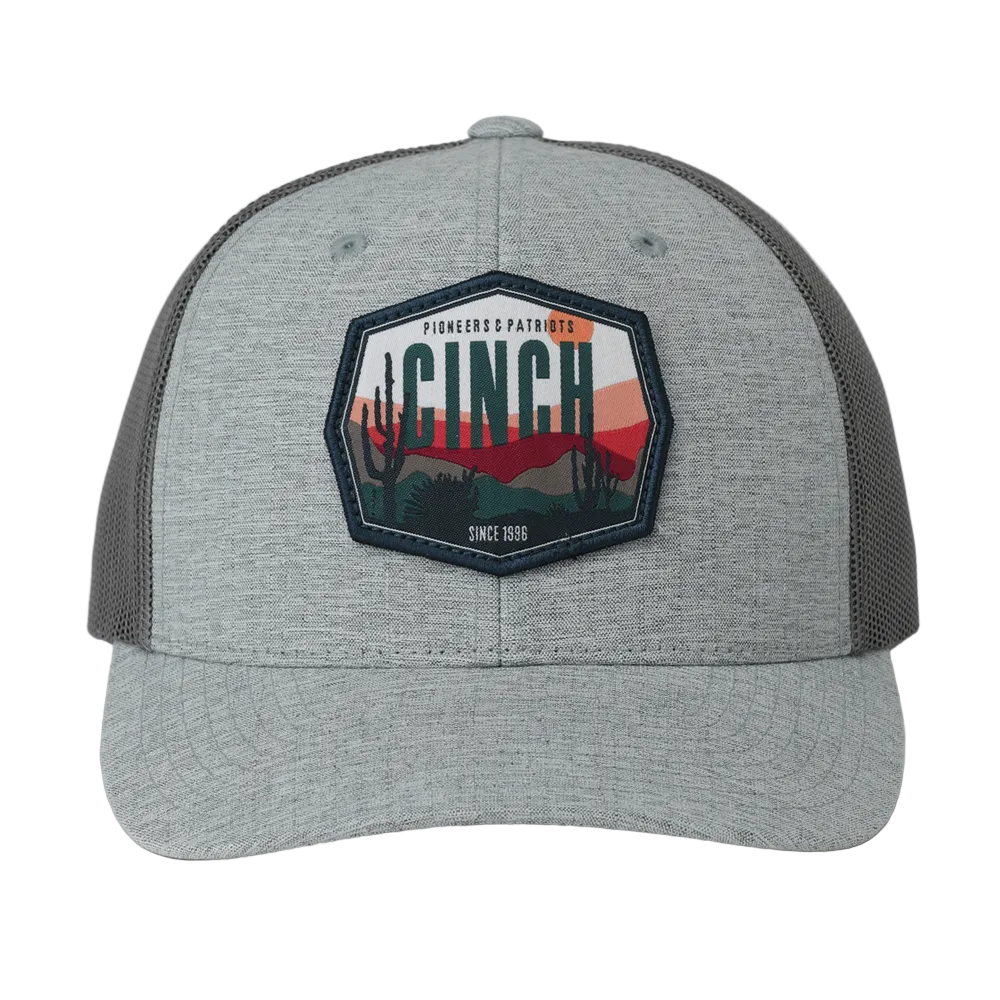 MCC0660657 Cinch Men's FlexFit Trucker Cap - Grey