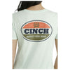 MSK7901006 Cinch Women's Rodeo Short Sleeve T-Shirt - Light Blue