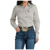 MSW9164211 Cinch Women's Long Sleeve Buttondown Western Shirt - Multicolor Stripe
