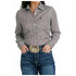 MSW9164213 Cinch Women's Long Sleeve Western Shirt - Green Stripe
