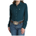 MSW9164272 Cinch Women's Long Sleeve Button Up ArenaFlex Western Shirt - Dark Teal