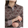 MSW9165083 Cinch Women's Long Sleeve Button down Western Shirt - Multicolor Paisley