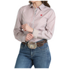 MSW9165090 Cinch Women's Long Sleeve Button Up Tencel Western Shirt - White Stripe