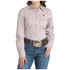MSW9165090 Cinch Women's Long Sleeve Button Up Tencel Western Shirt - White Stripe