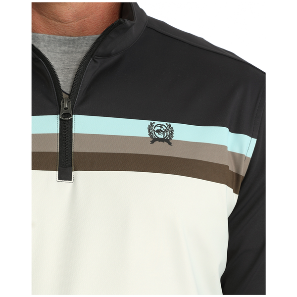 MTK1884001 Cinch Men's Long Sleeve 1/4 Pullover - Multicolor