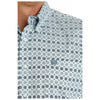 MTW1105691 Cinch Men's Long Sleeve Buttondown Western Shirt -White Print