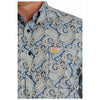 MTW1105702 Cinch Men's Long Sleeve Buttondown Western Shirt - Multicolor Paisley