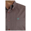 MTW1105710 Cinch Men's Long Sleeve Buttondown Shirt - Burgundy
