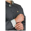 MTW1105747 Cinch Men's Long Sleeve Buttondown Shirt - Solid Charcoal