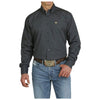 MTW1105747 Cinch Men's Long Sleeve Buttondown Shirt - Solid Charcoal