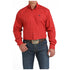 MTW1105801 Cinch Men's Long Sleeve Western Shirt - Red Print