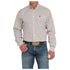 MTW1105868 Cinch Men's Long Sleeve Western Button down Shirt - White Print