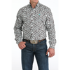 MTW1105969 Cinch Men's Long Sleeve Button down Western Shirt - White Paisley