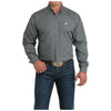 MTW1105987 Cinch Men's Long Sleeve Button-down Western Shirt - Grey Medallion Print
