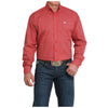 MTW1105994 Cinch Men's Long Sleeve Button-down Western Shirt - Red Print