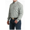 MTW1106033 Cinch Men's Long Sleeve Button down Western Shirt - Cream Print