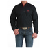 MTW1106042 Cinch Men's Long Sleeve Button Down Western Shirt - Black